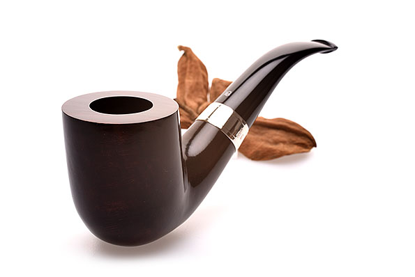 L. Wood Bent Billiard 925er Sterling Silber 9mm Filter