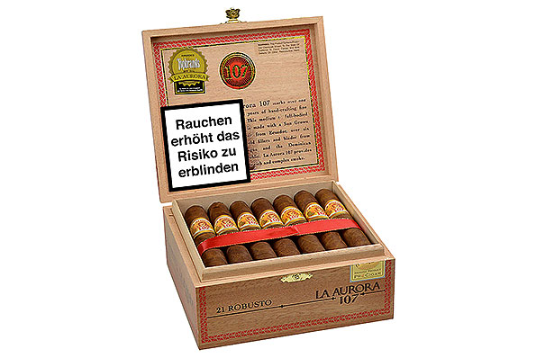 La Aurora 107 Robusto (Robusto) 21 Zigarren