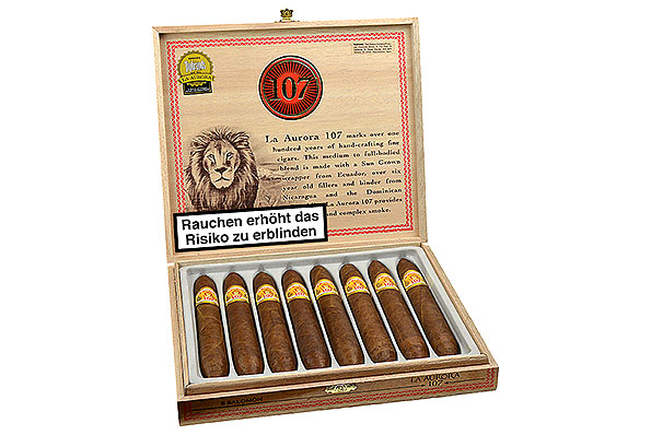 La Aurora 107 Salomon (Perfecto) 16 Zigarren
