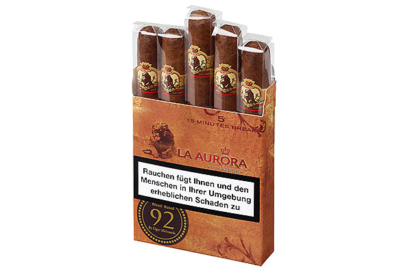 La Aurora 1495 Series 15 Minutes Break (Robusto) 5 Cigars