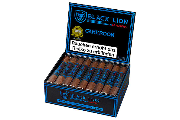 La Aurora Black Lion Cameroon Churchill (Churchill) 25 Cigars