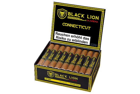 La Aurora Black Lion Connecticut Gran Toro (Toro) 25 Zigarren