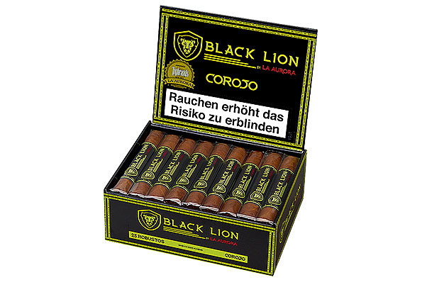 La Aurora Black Lion Corojo Gran Toro (Toro) 25 Cigars