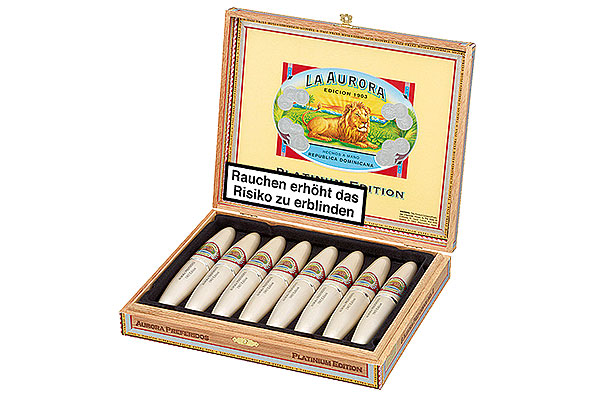 La Aurora Preferidos Platinum (Perfecto) 8 Cigars La Aurora Preferidos Platinum (Perfecto) 8 Cigars