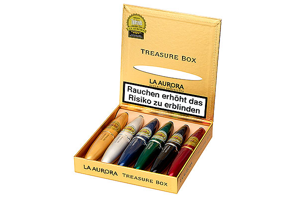 La Aurora Preferidos Treasure Box (Perfecto) 6 Zigarren