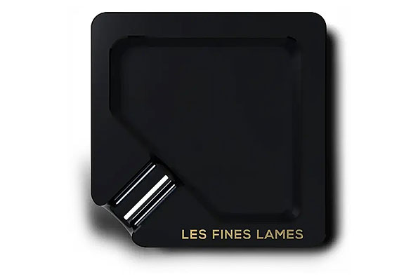 Les Fines Lames MONAD Obsidian Aschenbecher Schwarz