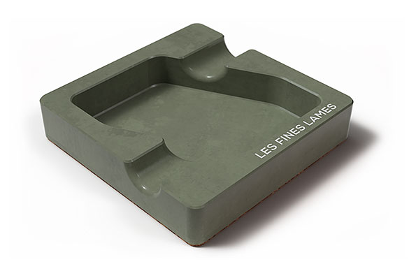 Les Fines Lames DYAD Concrete Ashtray OD Green