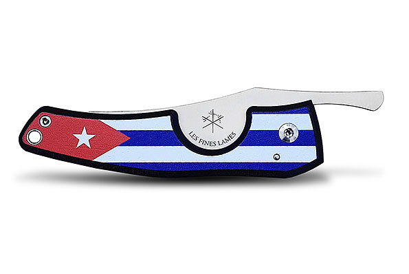 Les Fines Lames Le Petit Cuba Flag Dark Cigar Cutter