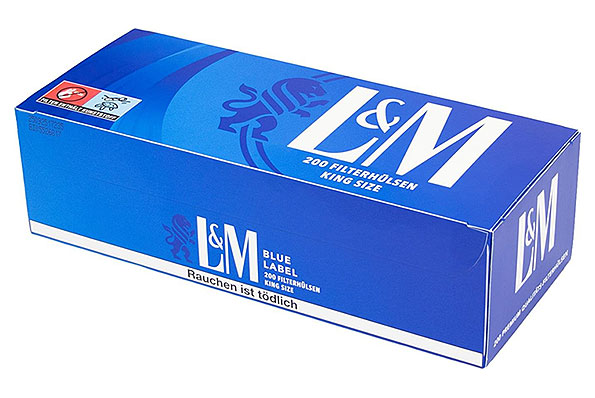L&M Blue Label Filterhülsen (200 Hülsen) L&M Blue Label Filterhülsen (200 Hülsen)