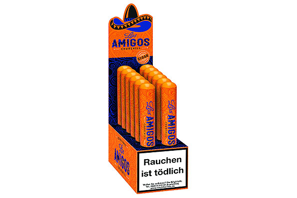 Los Amigos Churchill Tubo (Churchill) 12 Cigars