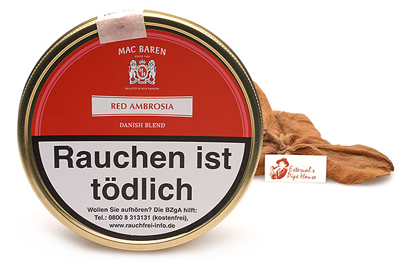 Mac Baren Red Ambrosia (Cherry) Pipe tobacco 100g Tin Mac Baren Red Ambrosia (Cherry) Pipe tobacco 100g Tin