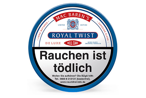 Mac Baren Royal Twist Roll Cake Limited Pipe tobacco 100g Tin