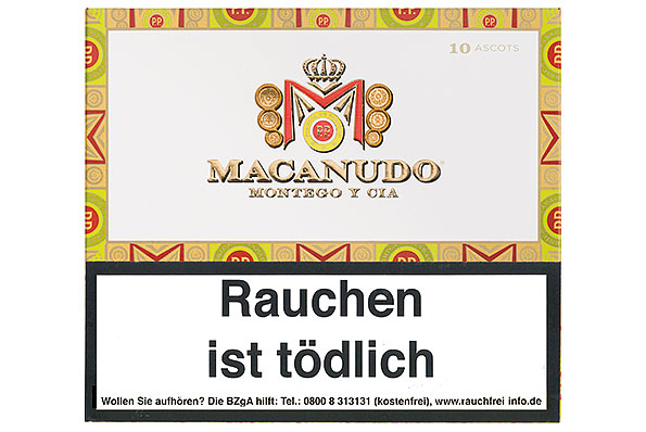 Macanudo Connecticut Ascots (Short Panetela) 10 Cigars Macanudo Connecticut Ascots (Short Panetela) 10 Cigars