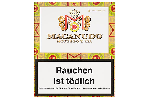 Macanudo Connecticut Miniature 8 Cigarillos  Macanudo Connecticut Miniature 8 Cigarillos