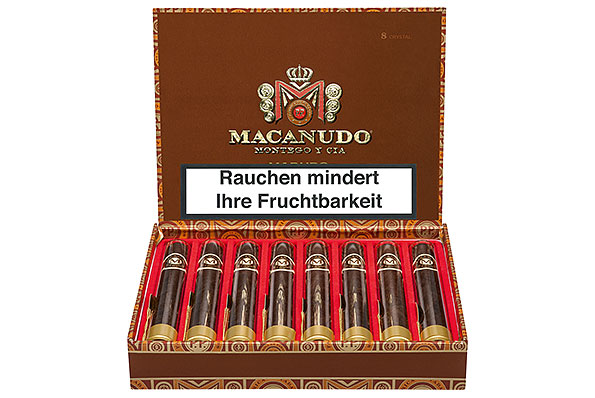 Macanudo Maduro Crystal Tube (Gran Corona) 8 Cigars