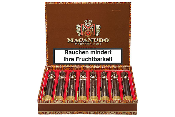 Macanudo Maduro Crystal Tube (Gran Corona) 8 Zigarren Macanudo Maduro Crystal Tube (Gran Corona) 8 Zigarren