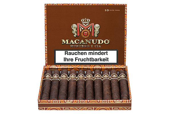 Macanudo Maduro Hyde Park (Gran Corona) 10 Cigars Macanudo Maduro Hyde Park (Gran Corona) 10 Cigars