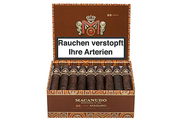 Macanudo Maduro Lords (Robusto) 25 Cigars Macanudo Maduro Lords (Robusto) 25 Cigars