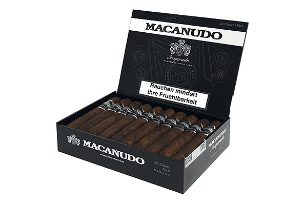 Macanudo Inspirado Black Toro (Toro) 20 Cigars  Macanudo Inspirado Black Toro (Toro) 20 Cigars