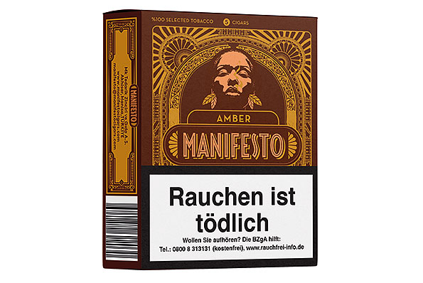 Manifesto Amber 5 Zigarren Manifesto Amber 5 Zigarren