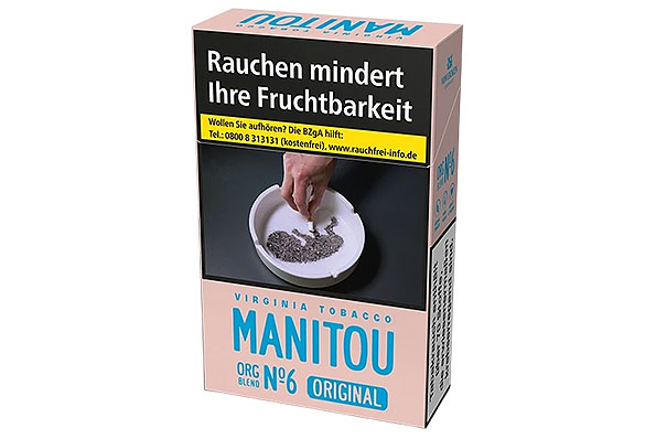 Manitou Original Organic Blend No. 6 Pink L-Box 20 Cigarettes Manitou Original Organic Blend No. 6 Pink L-Box 20 Cigarettes
