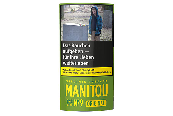 Manitou Organic Blend No. 9 Green Cigarette tobacco 30g Pouch Manitou Organic Blend No. 9 Green Cigarette tobacco 30g Pouch