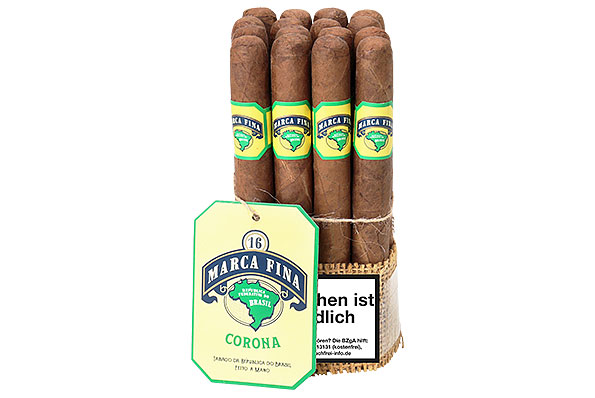Marca Fina Brasil Corona (Corona) 16 Zigarren  Marca Fina Brasil Corona (Corona) 16 Zigarren