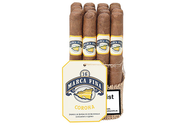 Marca Fina Nicaragua Corona (Corona) 16 Zigarren  Marca Fina Nicaragua Corona (Corona) 16 Zigarren
