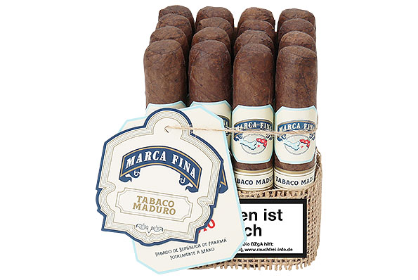Marca Fina Panama Maduro Robusto (Robusto) 16 Cigars  Marca Fina Panama Maduro Robusto (Robusto) 16 Cigars