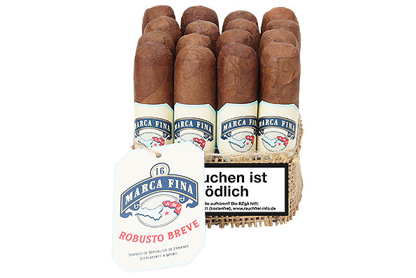 Marca Fina Panama Robusto Breve (Robusto Breve) 16 Zigarren  Marca Fina Panama Robusto Breve (Robusto Breve) 16 Zigarren