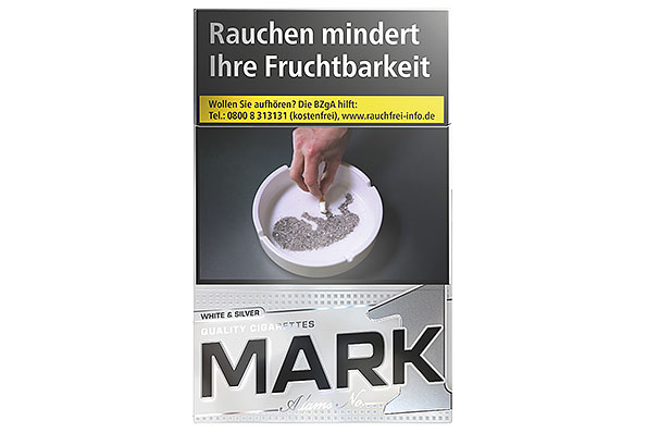 Mark Adams No. 1 White & Silver 20 Cigarettes Mark Adams No. 1 White & Silver 20 Cigarettes