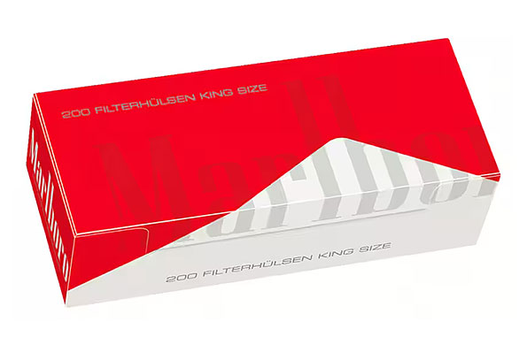 Marlboro Red Filterhülsen (200 Hülsen) Marlboro Red Filterhülsen (200 Hülsen)