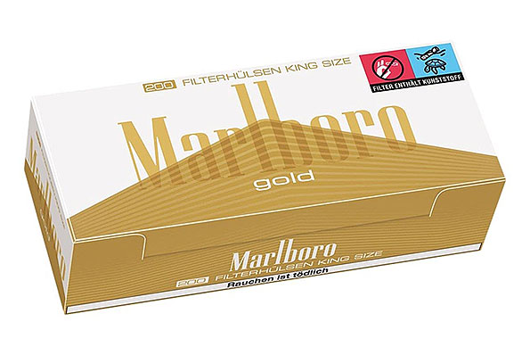 Marlboro Gold Filter Tubes (200 Tubes)
