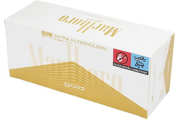 Marlboro Gold Extra Filterhülsen (250 Hülsen) Marlboro Gold Extra Filterhülsen (250 Hülsen)