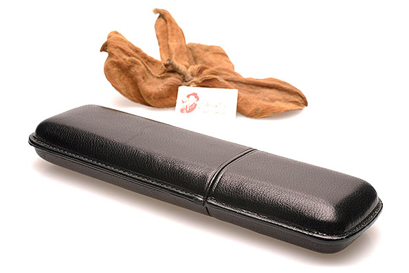 Martin Wess 592 Coco Black Cigar Case Corona - Estate Martin Wess 592 Coco Black Cigar Case Corona - Estate