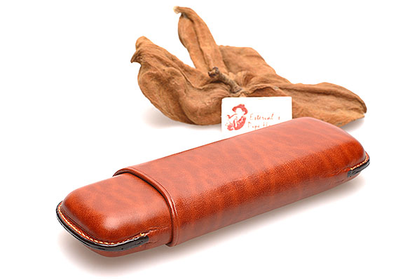 Martin Wess 596 Vachetta Brown Cigar Case - Estate