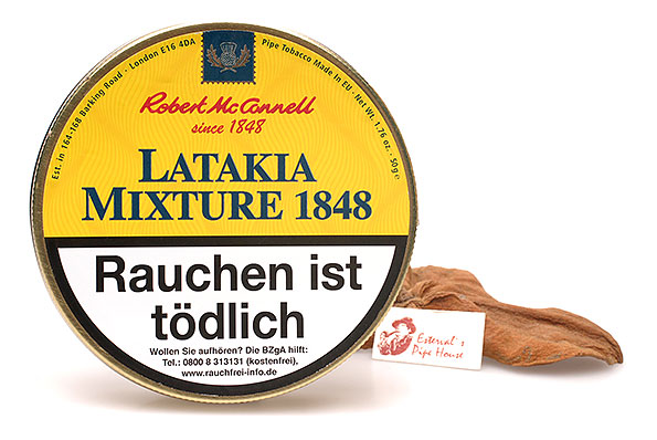 McConnell Heritage Latakia Mixture 1848 Pipe tobacco 50g Tin McConnell Heritage Latakia Mixture 1848 Pipe tobacco 50g Tin