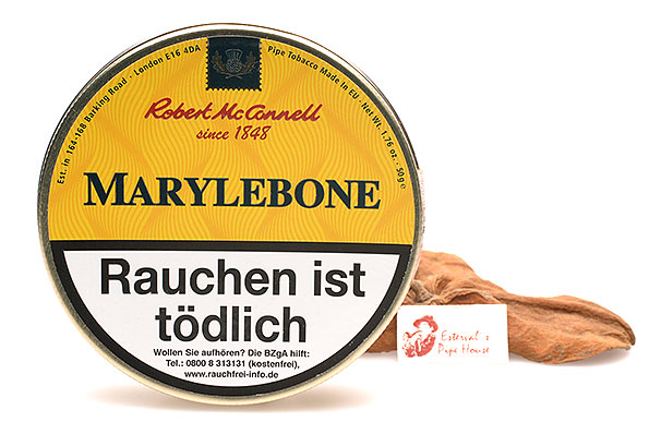 McConnell Heritage Marylebone Pipe tobacco 50g Tin McConnell Heritage Marylebone Pipe tobacco 50g Tin