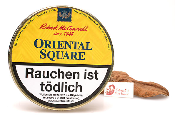 McConnell Heritage Oriental Square Pipe tobacco 50g Tin McConnell Heritage Oriental Square Pipe tobacco 50g Tin