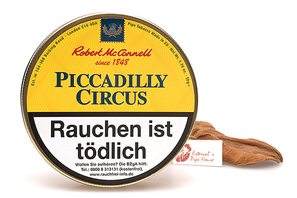 McConnell Heritage Piccadilly Circus Pipe tobacco 50g Tin McConnell Heritage Piccadilly Circus Pipe tobacco 50g Tin
