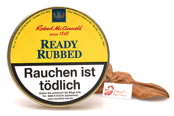McConnell Heritage Ready Rubbed Pipe tobacco 50g Tin McConnell Heritage Ready Rubbed Pipe tobacco 50g Tin