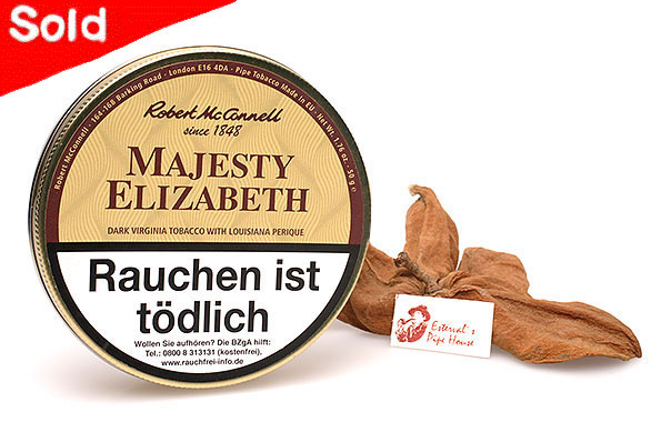 McConnell Heritage Majesty Elizabeth Pipe tobacco 50g Tin
