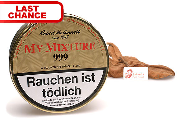 McConnell Heritage My Mixture 999 Pfeifentabak 100g Dose McConnell Heritage My Mixture 999 Pfeifentabak 100g Dose