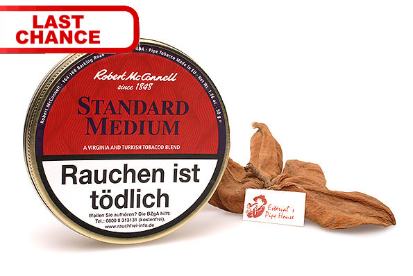 McConnell Heritage Standard Medium Pfeifentabak 50g Dose McConnell Heritage Standard Medium Pfeifentabak 50g Dose