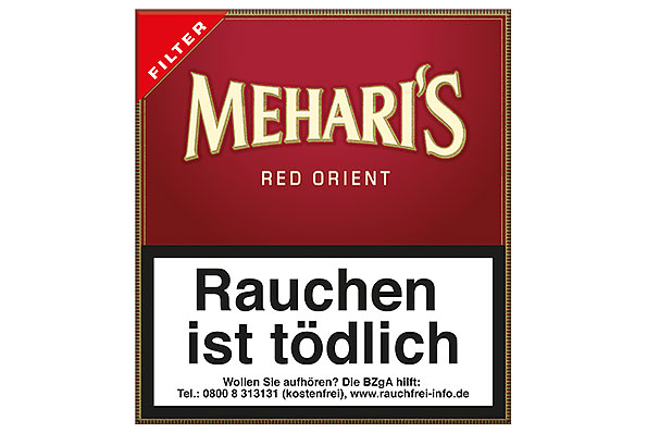 Agio Mehari's Red Orient 20 Zigarillos Filter Agio Mehari's Red Orient 20 Zigarillos Filter