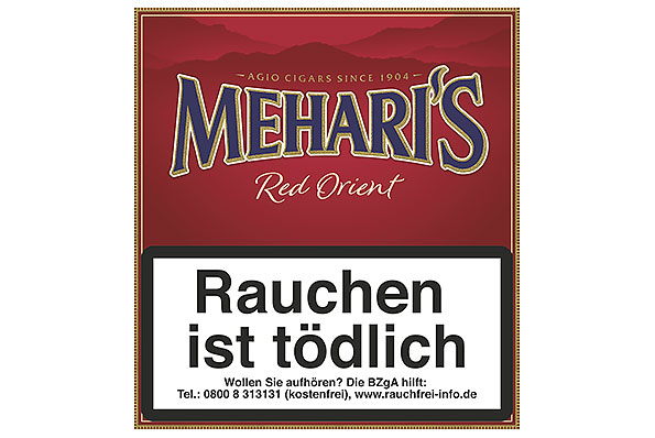 Agio Mehari's Red Orient 20 Cigarillos  Agio Mehari's Red Orient 20 Cigarillos