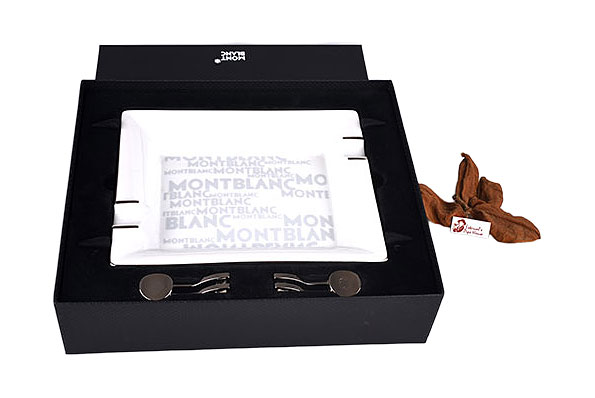 Montblanc Zigarrenascher Weiß Porzellan - gebraucht Montblanc Zigarrenascher Weiß Porzellan - gebraucht