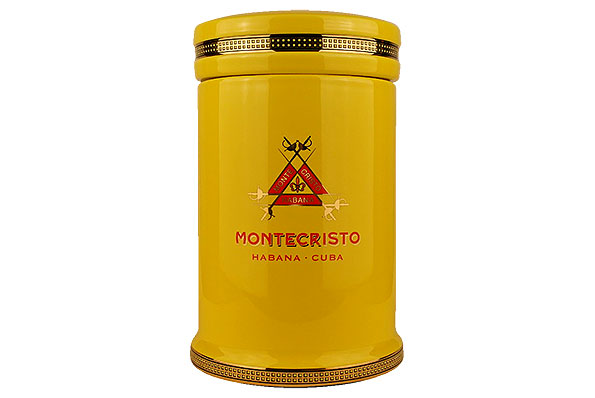 Montecristo Cigar tin Porcelain for up to 25 Cigars Montecristo Cigar tin Porcelain for up to 25 Cigars