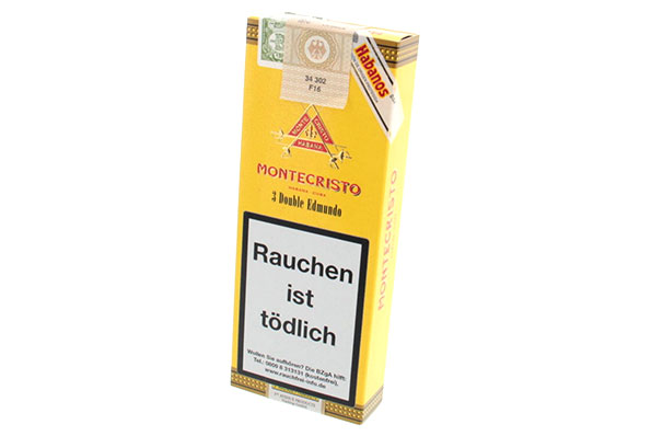 Montecristo Linea Edmundo Double Edmundos 3 Zigarren Montecristo Linea Edmundo Double Edmundos 3 Zigarren
