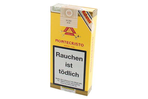 Montecristo Linea Edmundo Edmundos 3 Zigarren Montecristo Linea Edmundo Edmundos 3 Zigarren